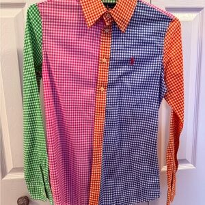 Ralph Lauren Colorblock Gingham Shirt
